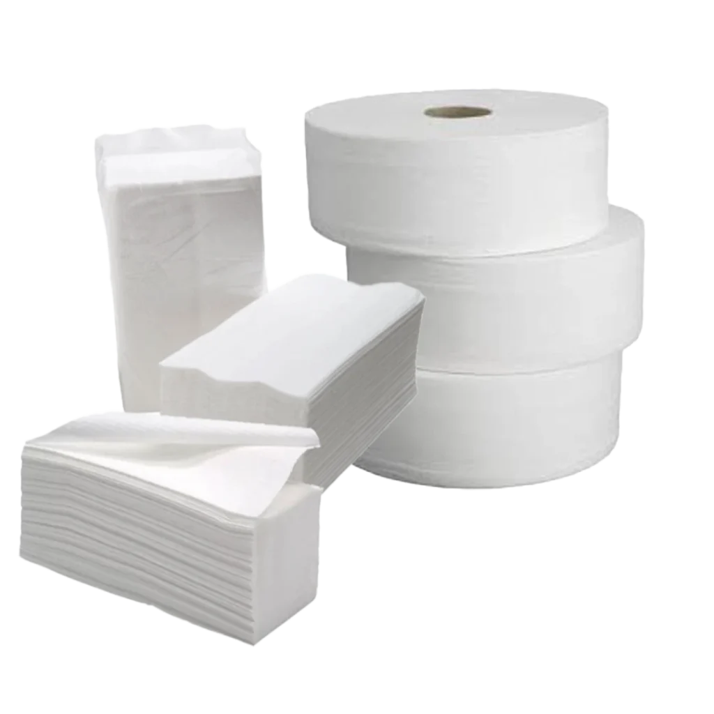 papel bobina e interfolha